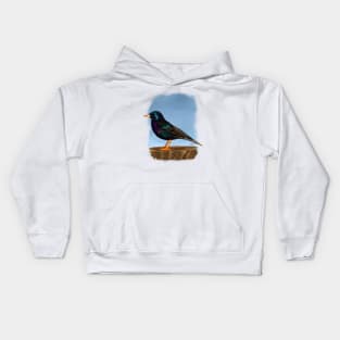 European Starling Kids Hoodie